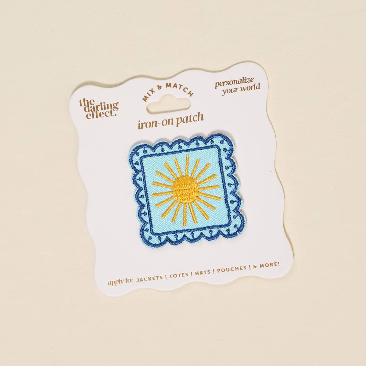 Mix & Match Iron-On Patch–Sunshine