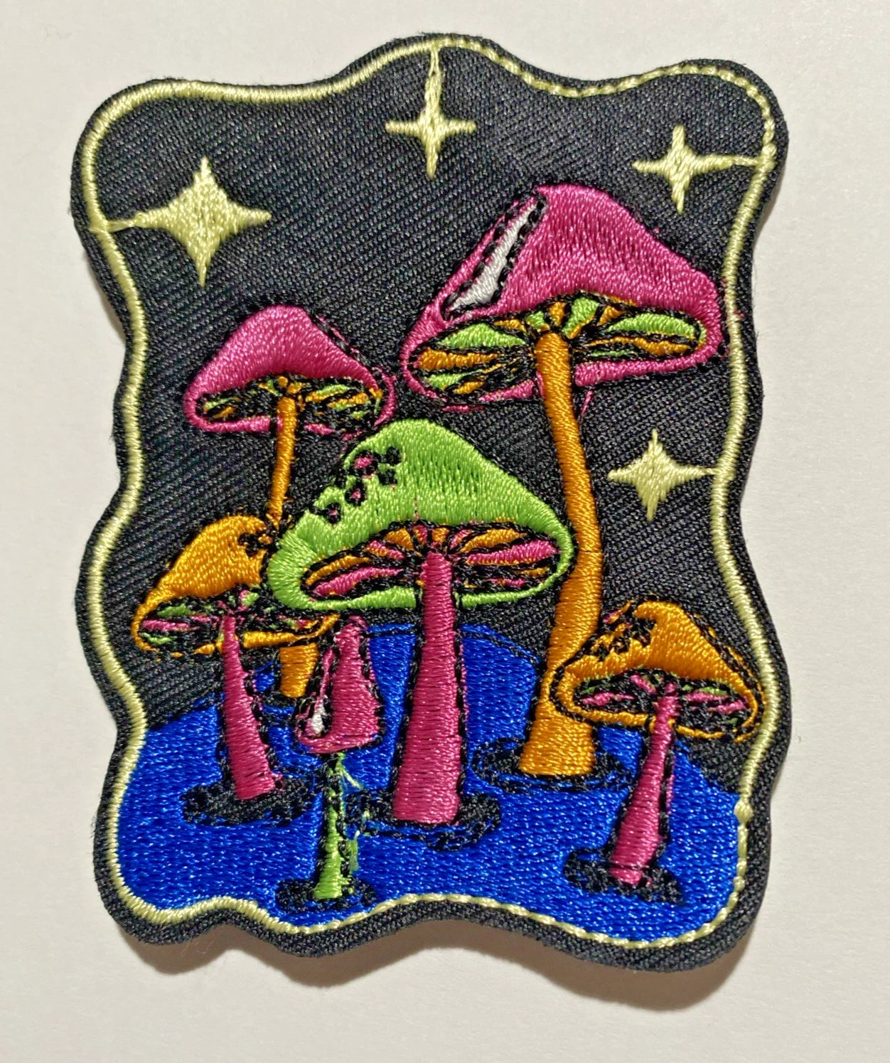 Neon Mushroom Patch