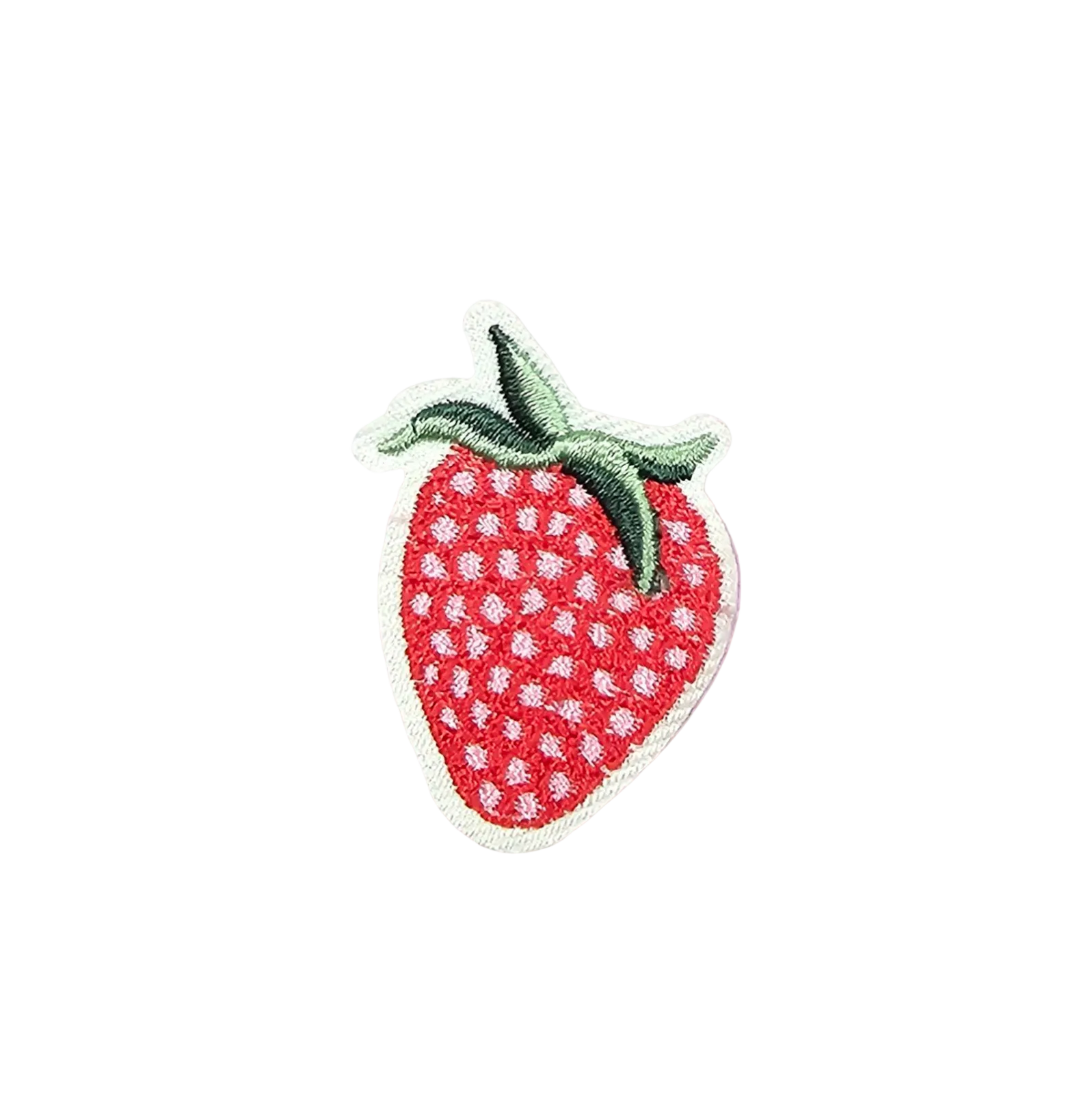 Strawberry Embroidery On Patch